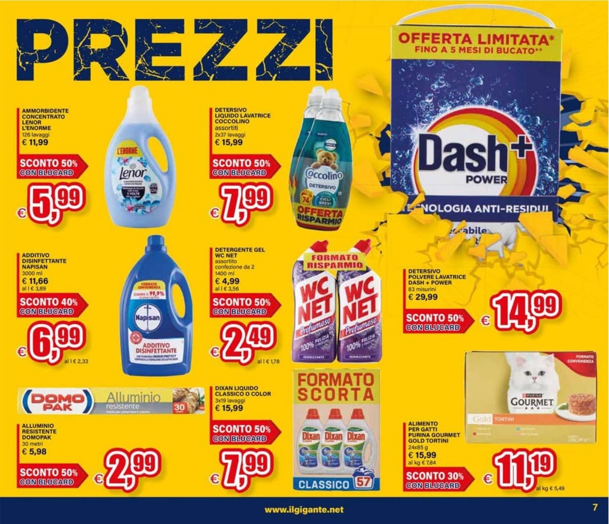 Pagina 7. del volantino Il Gigante - Spacca Prezzi