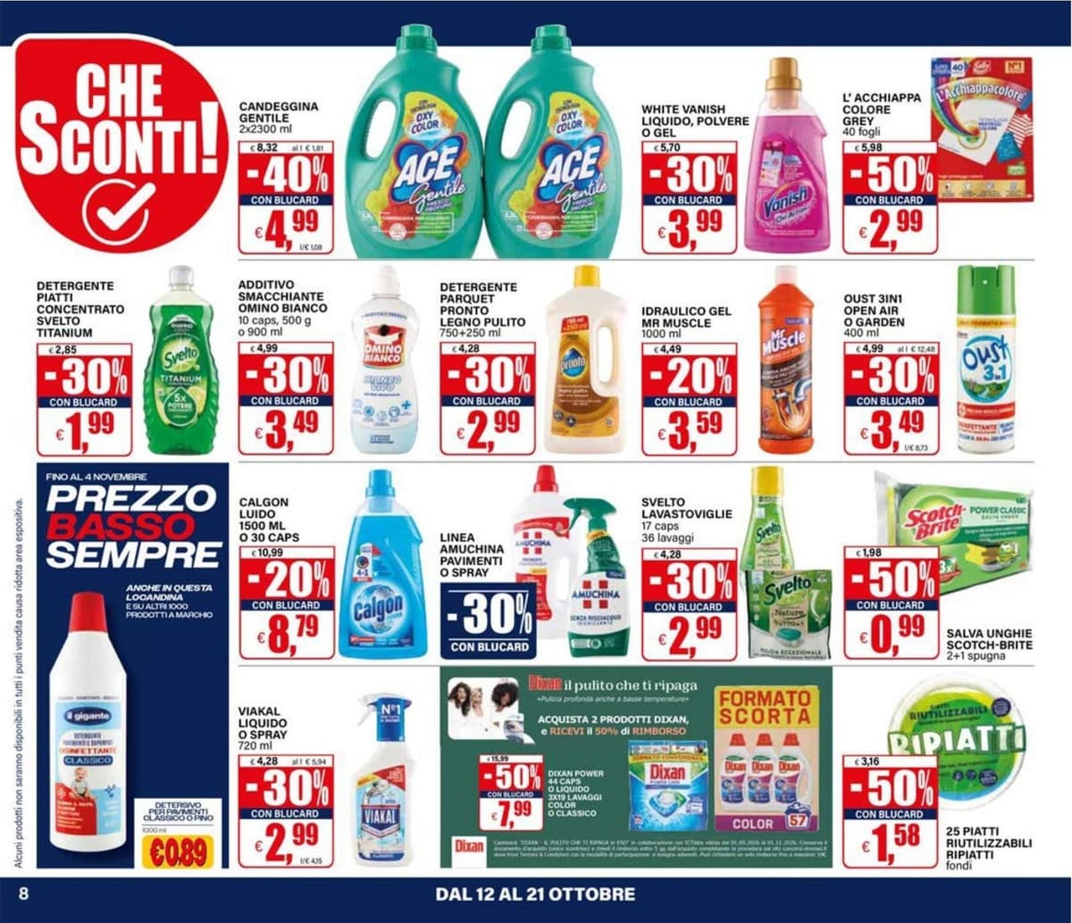 Pagina 8. del volantino Il Gigante - Spacca Prezzi