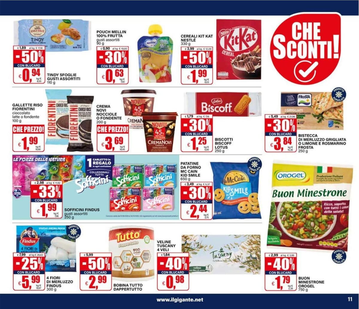 Pagina 11. del volantino Il Gigante - Spacca Prezzi