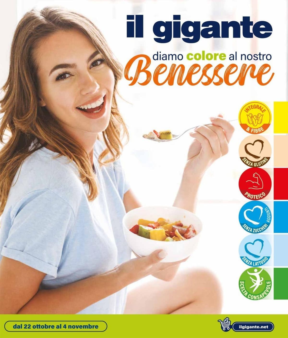 Copertina del volantino Il Gigante Diamo colore a nostro benessere
