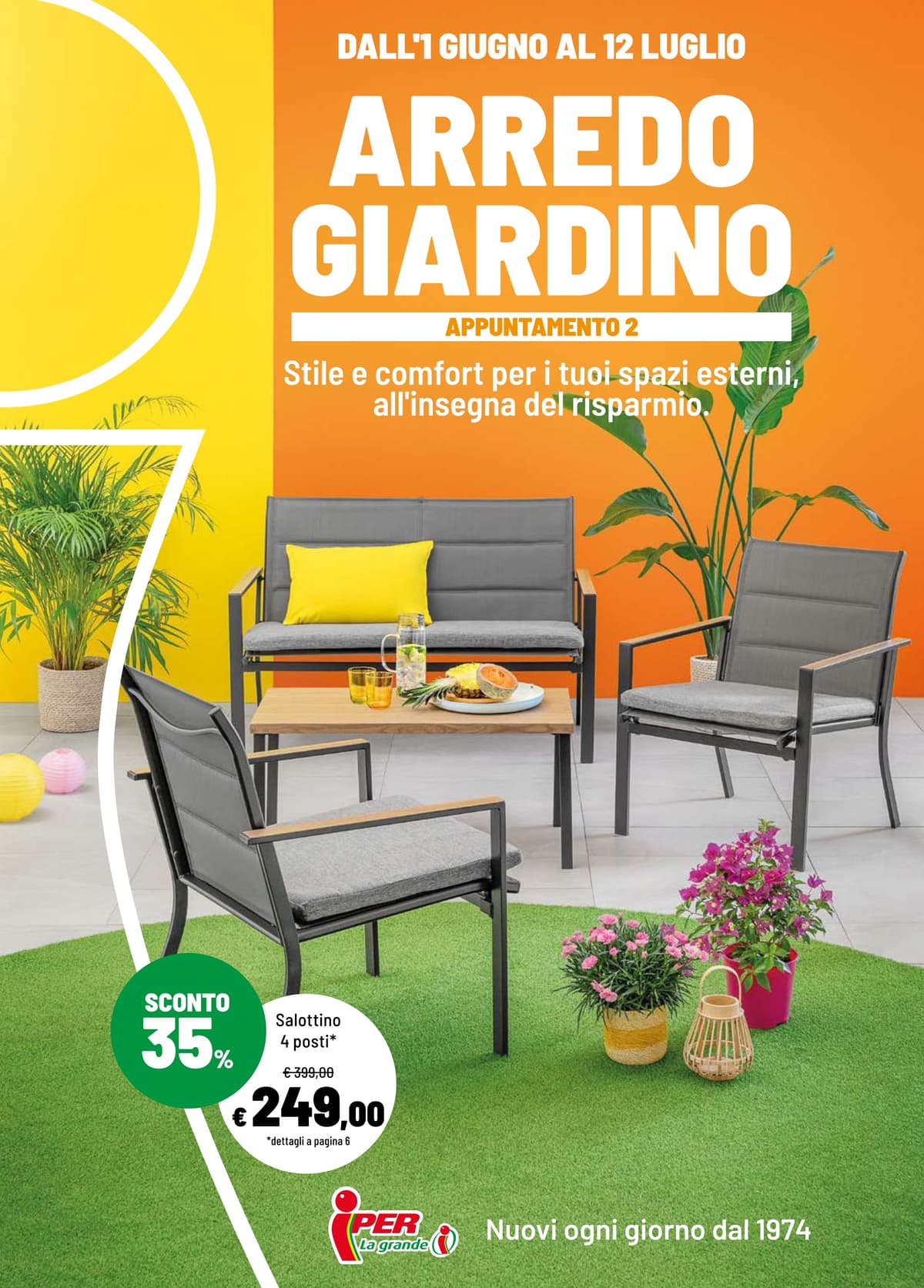 Pagina 1. del volantino Iper La grande i - ARREDO GIARDINO  dal 15/06/2026