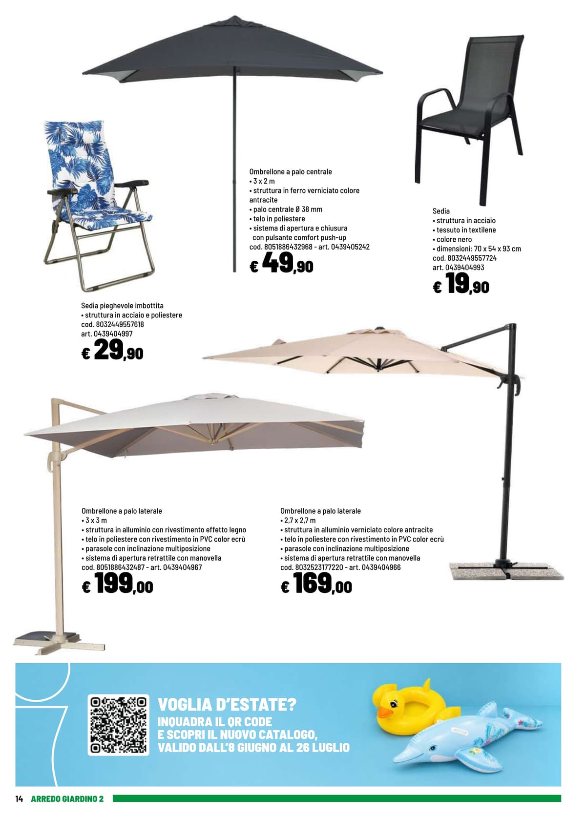 Pagina 14. del volantino Iper La grande i - ARREDO GIARDINO 