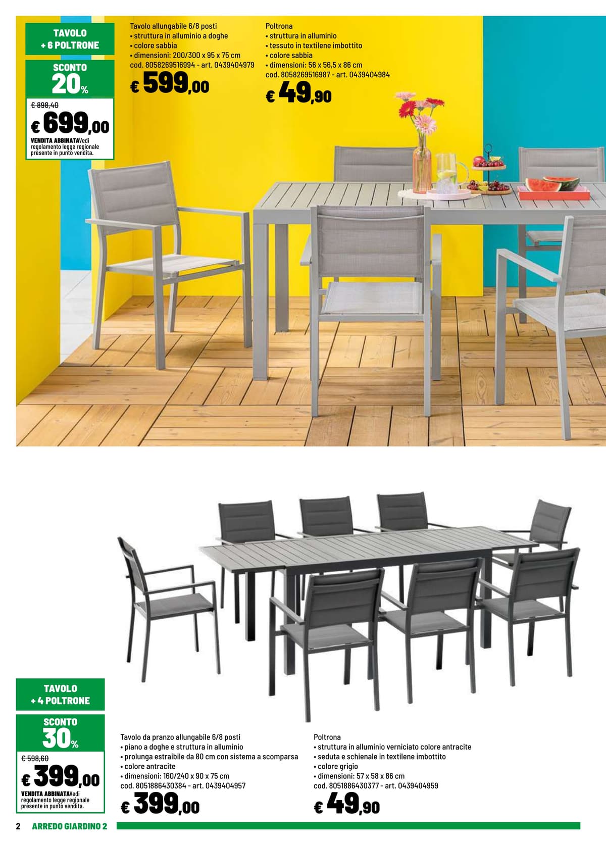 Pagina 2. del volantino Iper La grande i - ARREDO GIARDINO  dal 15/06/2026