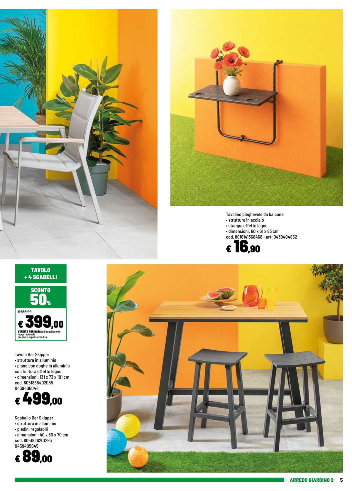 Pagina 5. del volantino Iper La grande i - ARREDO GIARDINO  dal 15/06/2026