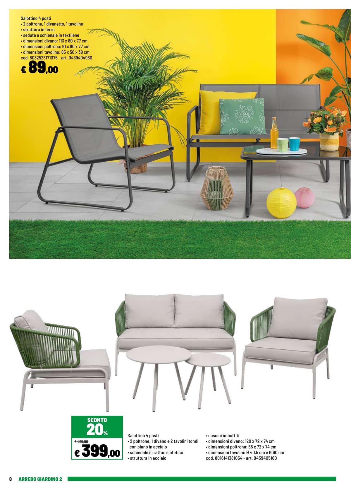 Pagina 8. del volantino Iper La grande i - ARREDO GIARDINO  dal 15/06/2026