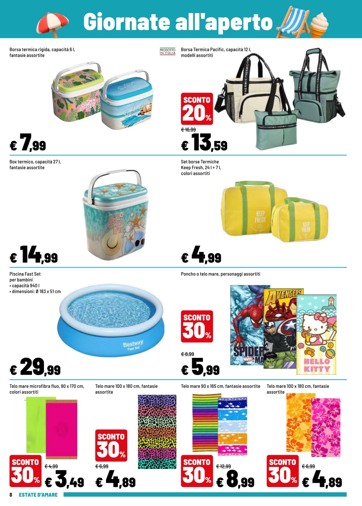 Pagina 8. del volantino Iper La grande i - ESTATE D'AMARE dal 15/06/2026