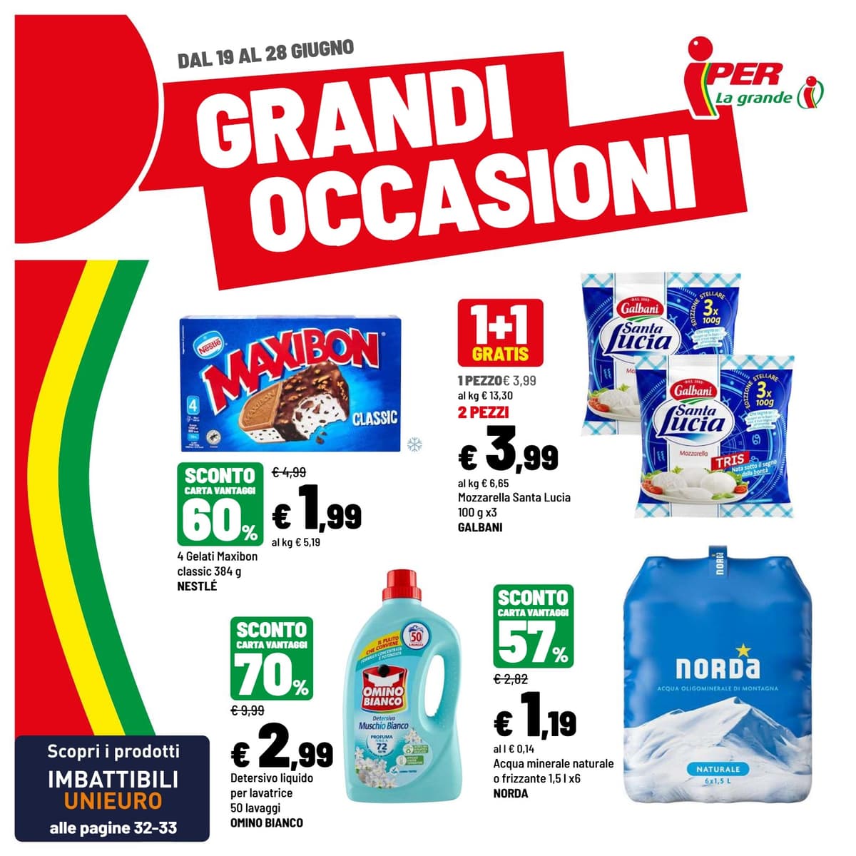 Pagina 1. del volantino Iper La grande i - GRANDI OCCASIONI