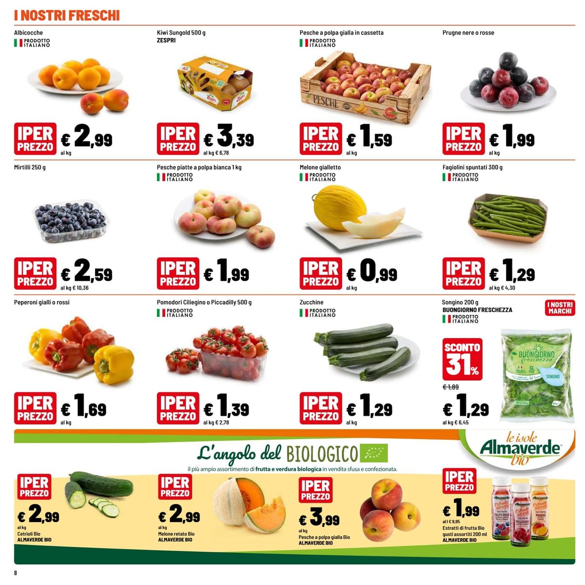 Pagina 8. del volantino Iper La grande i - GRANDI OCCASIONI dal 23/06/2026