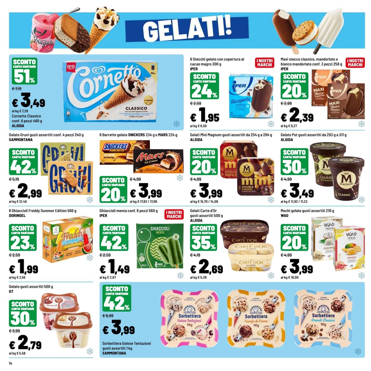 Pagina 14. del volantino Iper La grande i - GRANDI OCCASIONI