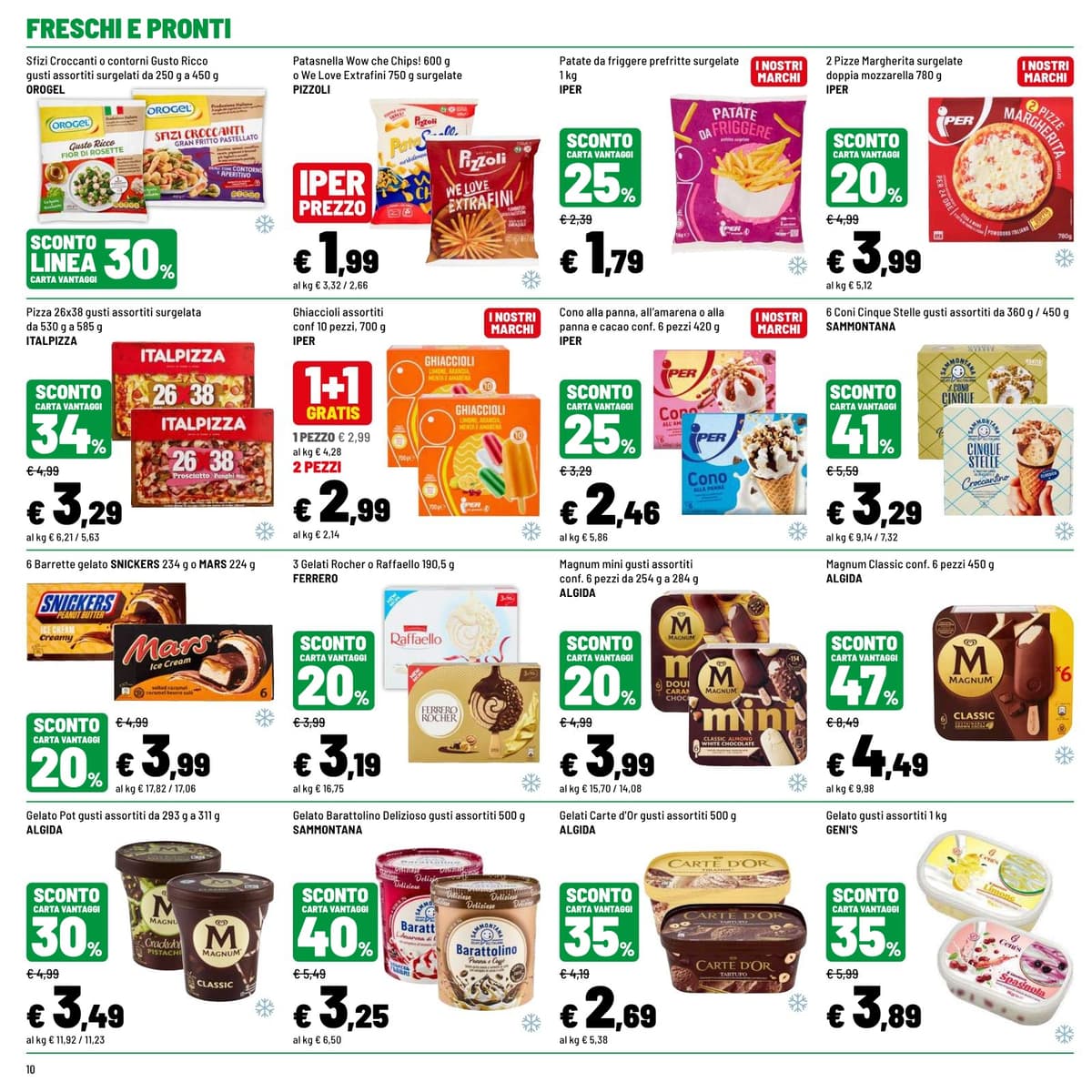 Pagina 10. del volantino Iper La grande i - FRESCO RISPARMIO dal 14/07/2026