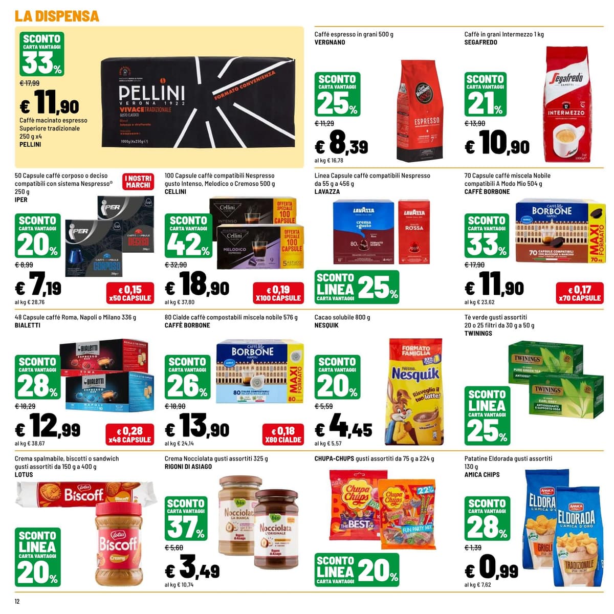 Pagina 12. del volantino Iper La grande i - FRESCO RISPARMIO dal 14/07/2026