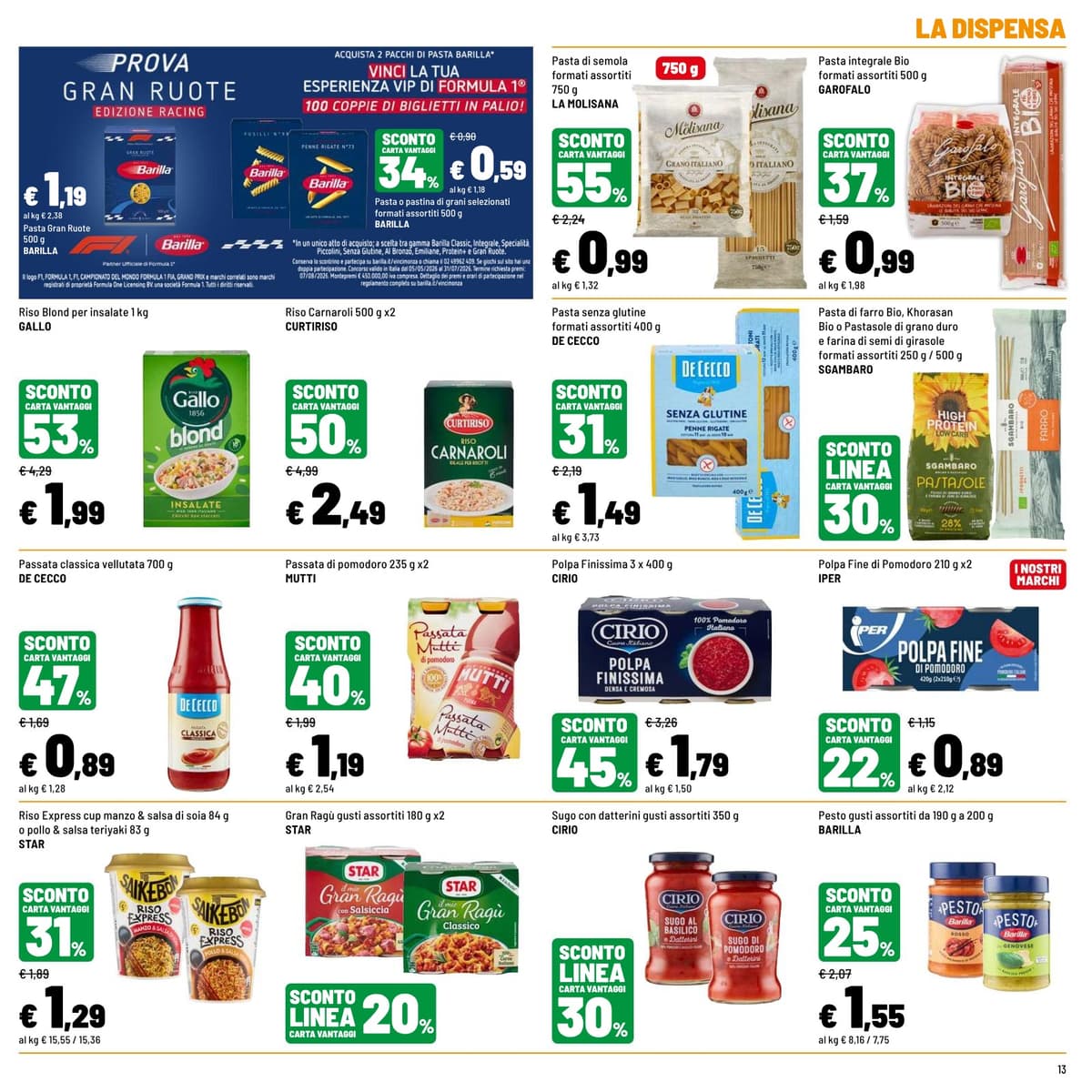 Pagina 13. del volantino Iper La grande i - FRESCO RISPARMIO dal 14/07/2026