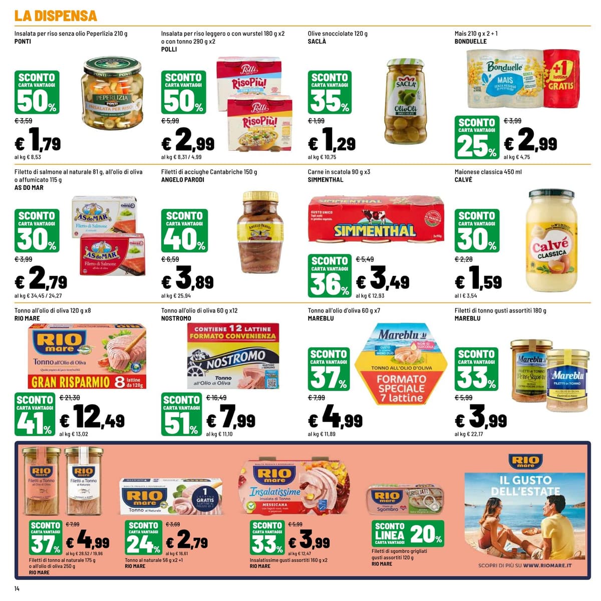 Pagina 14. del volantino Iper La grande i - FRESCO RISPARMIO dal 14/07/2026
