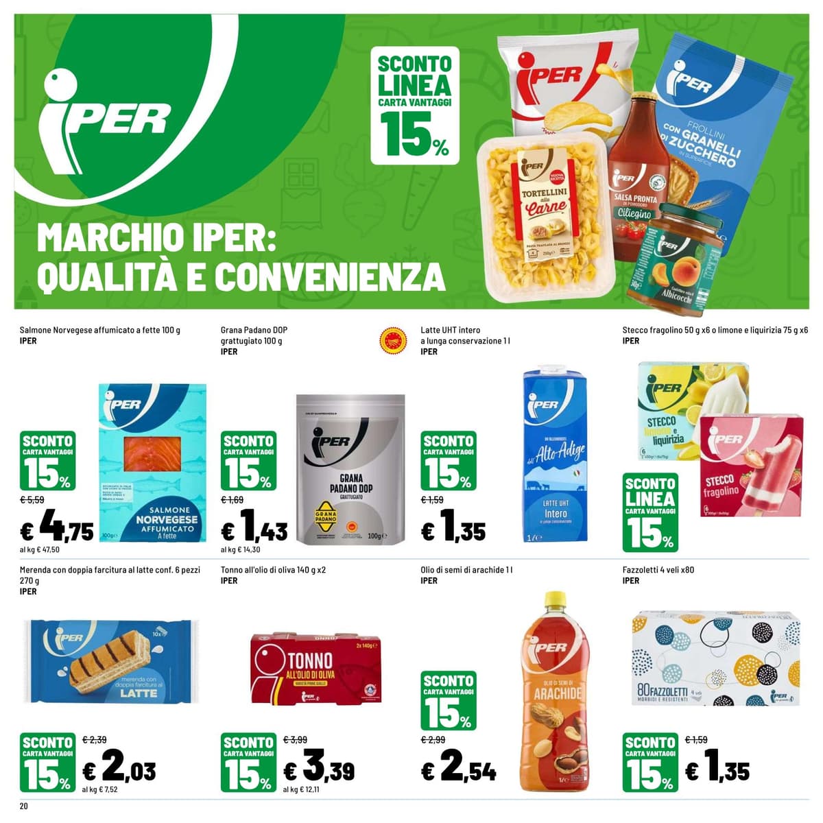 Pagina 20. del volantino Iper La grande i - FRESCO RISPARMIO dal 14/07/2026
