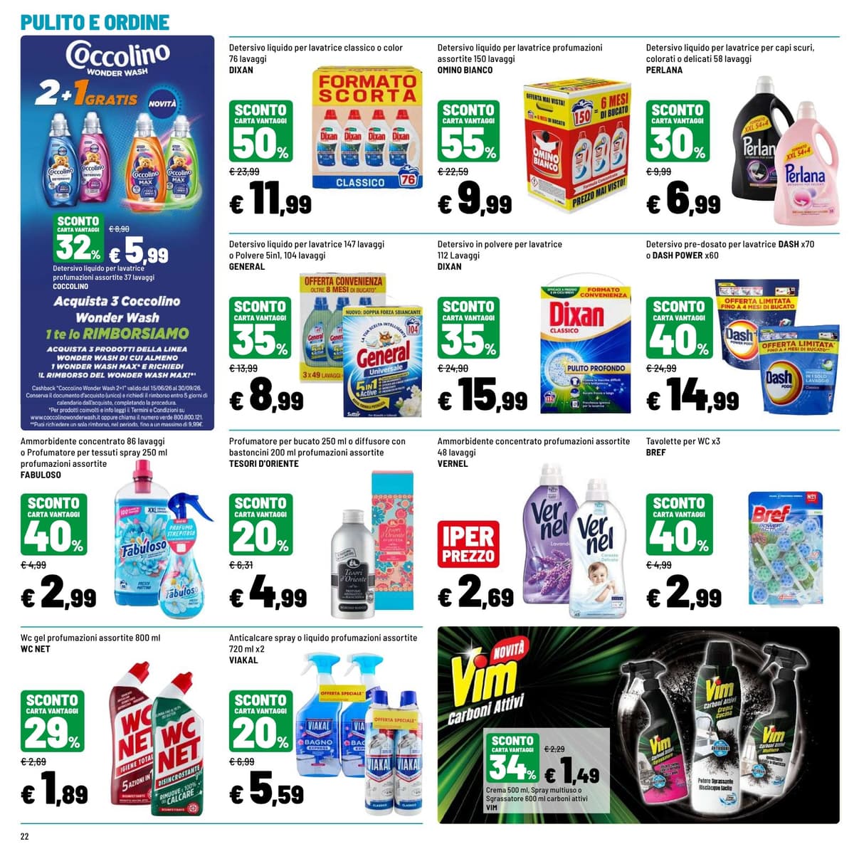 Pagina 22. del volantino Iper La grande i - FRESCO RISPARMIO dal 14/07/2026