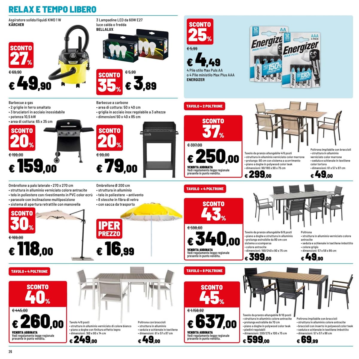 Pagina 26. del volantino Iper La grande i - FRESCO RISPARMIO dal 14/07/2026