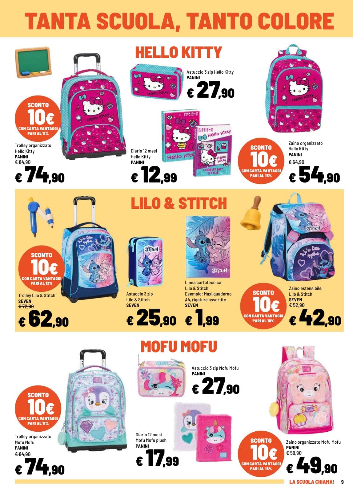 Pagina 9. del volantino Iper La grande i - LA SCUOLA CHIAMA! dal 14/07/2026