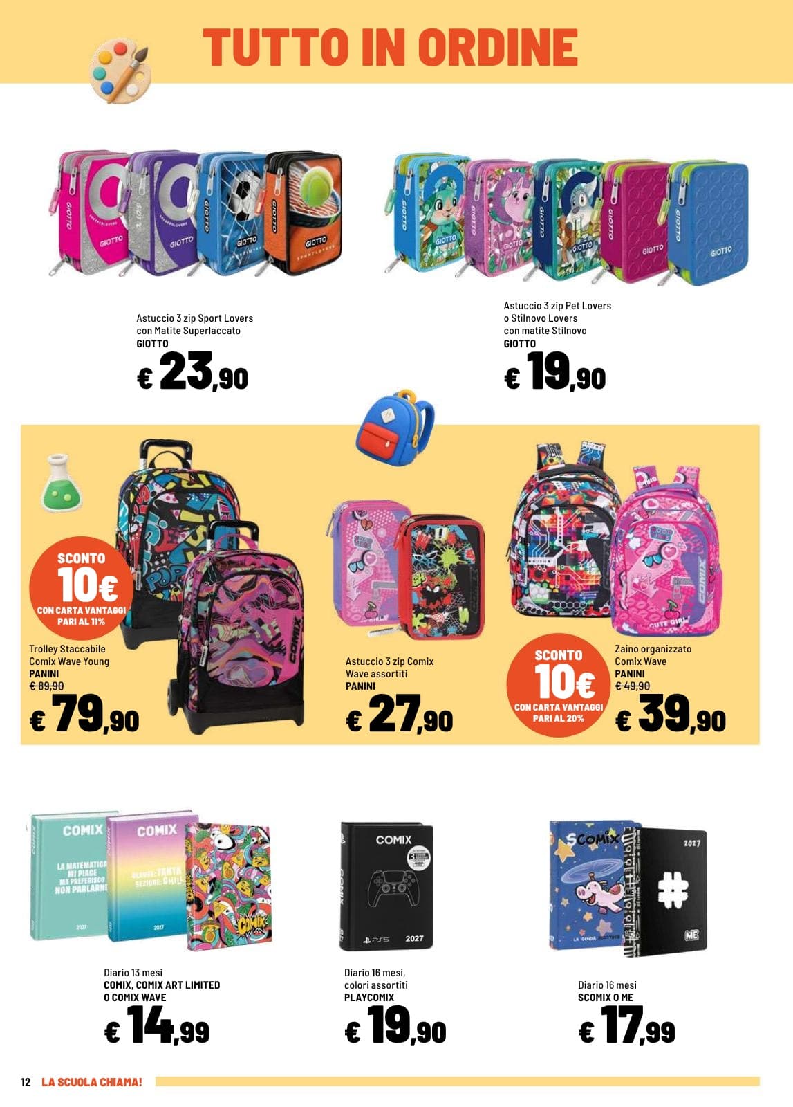 Pagina 12. del volantino Iper La grande i - LA SCUOLA CHIAMA! dal 14/07/2026
