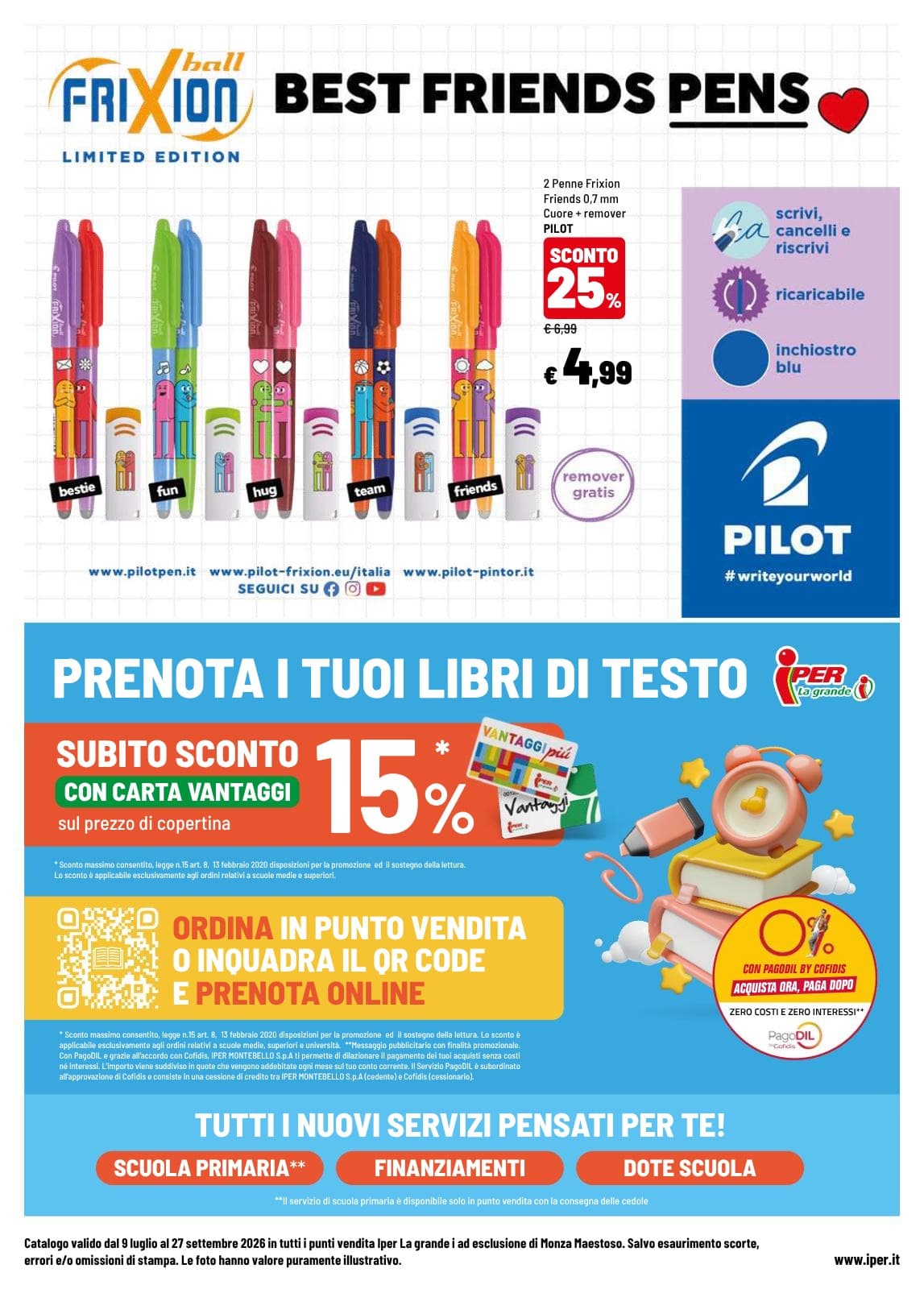 Pagina 20. del volantino Iper La grande i - LA SCUOLA CHIAMA! dal 14/07/2026