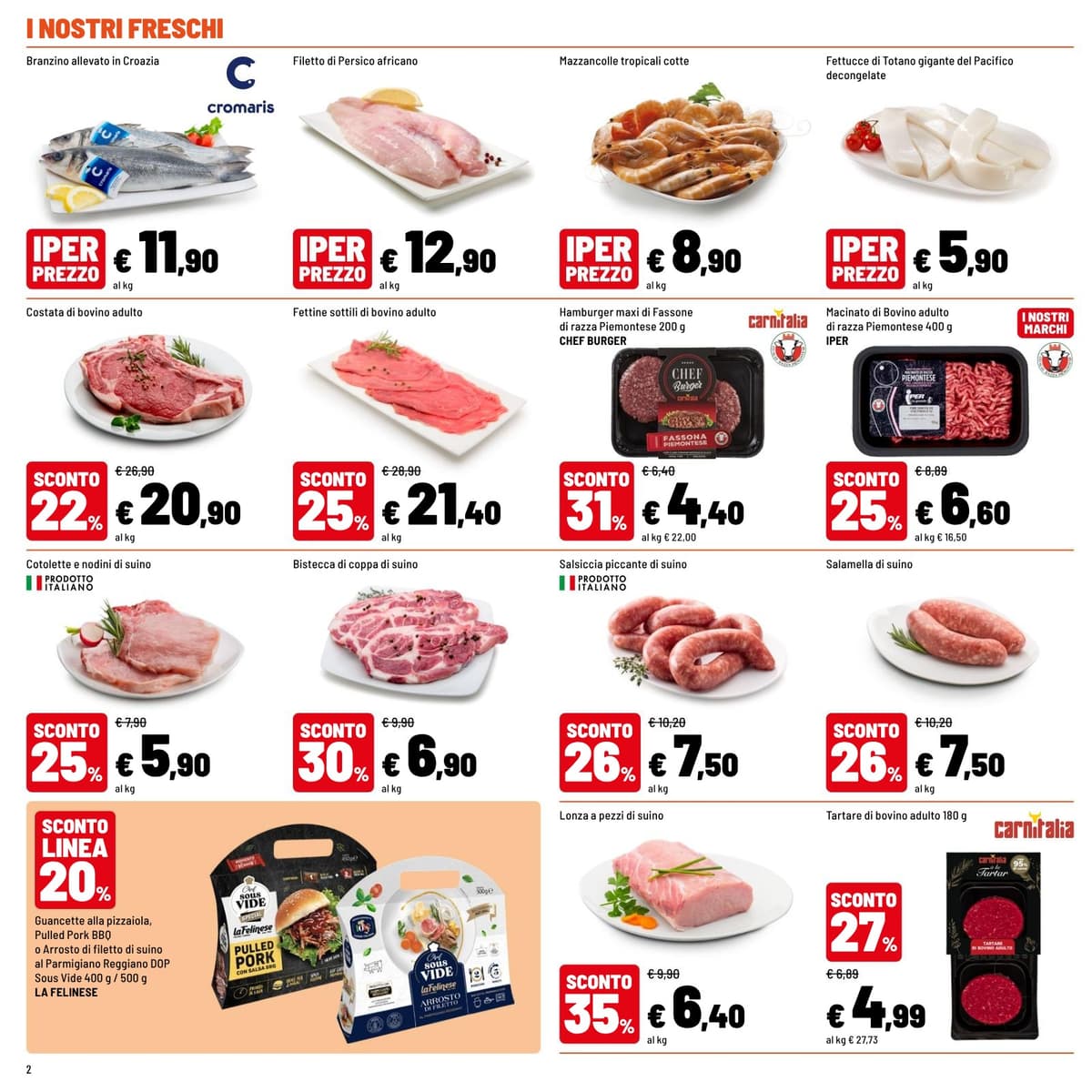 Pagina 2. del volantino Iper La grande i - GRANDI OCCASIONI dal 28/07/2026