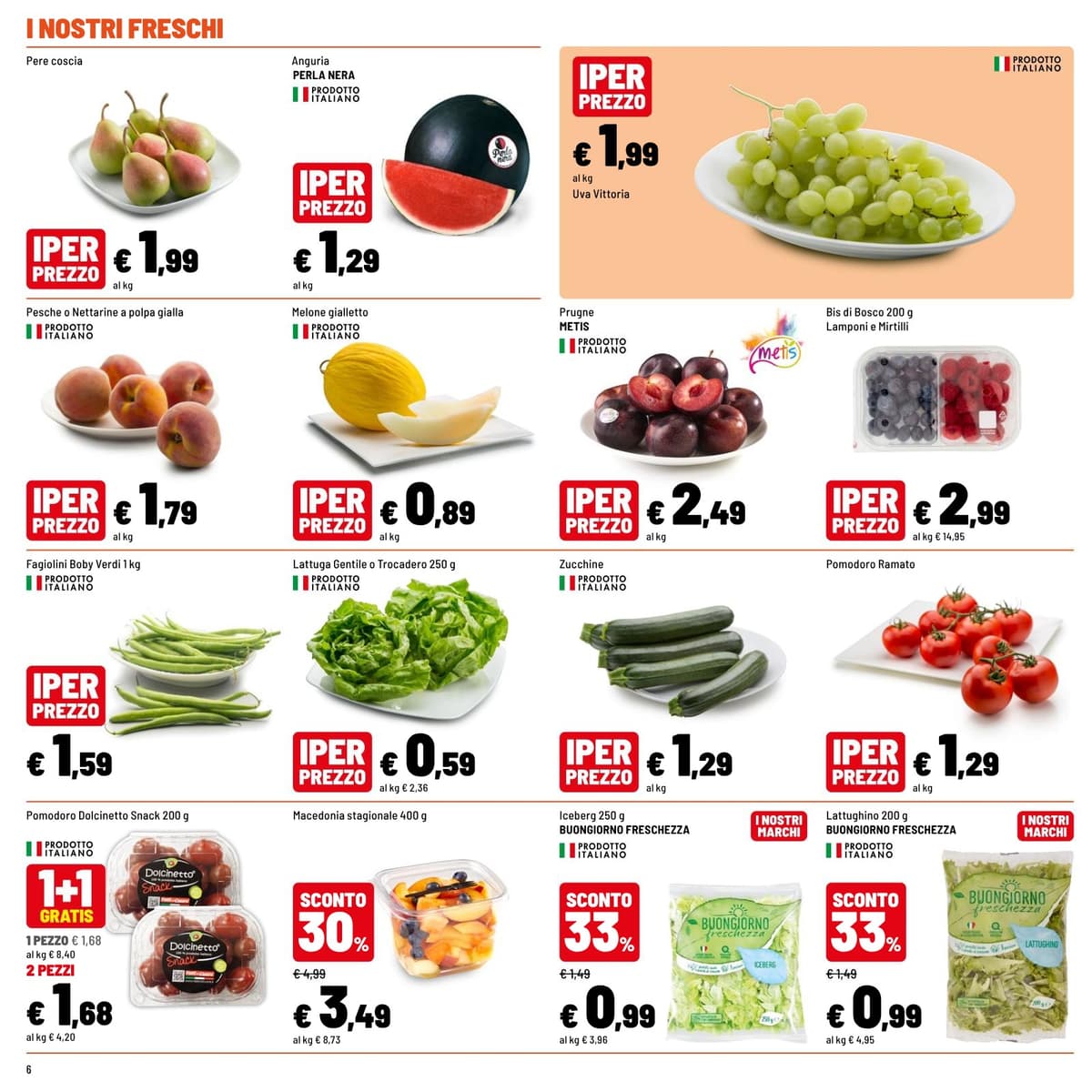 Pagina 6. del volantino Iper La grande i - GRANDI OCCASIONI dal 28/07/2026