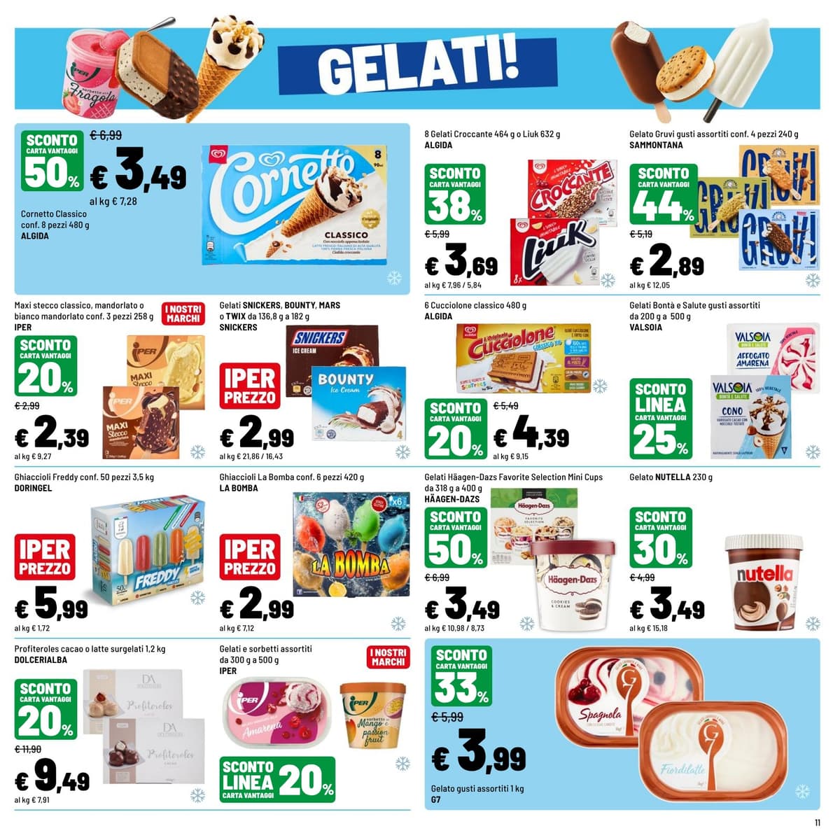 Pagina 11. del volantino Iper La grande i - GRANDI OCCASIONI dal 28/07/2026