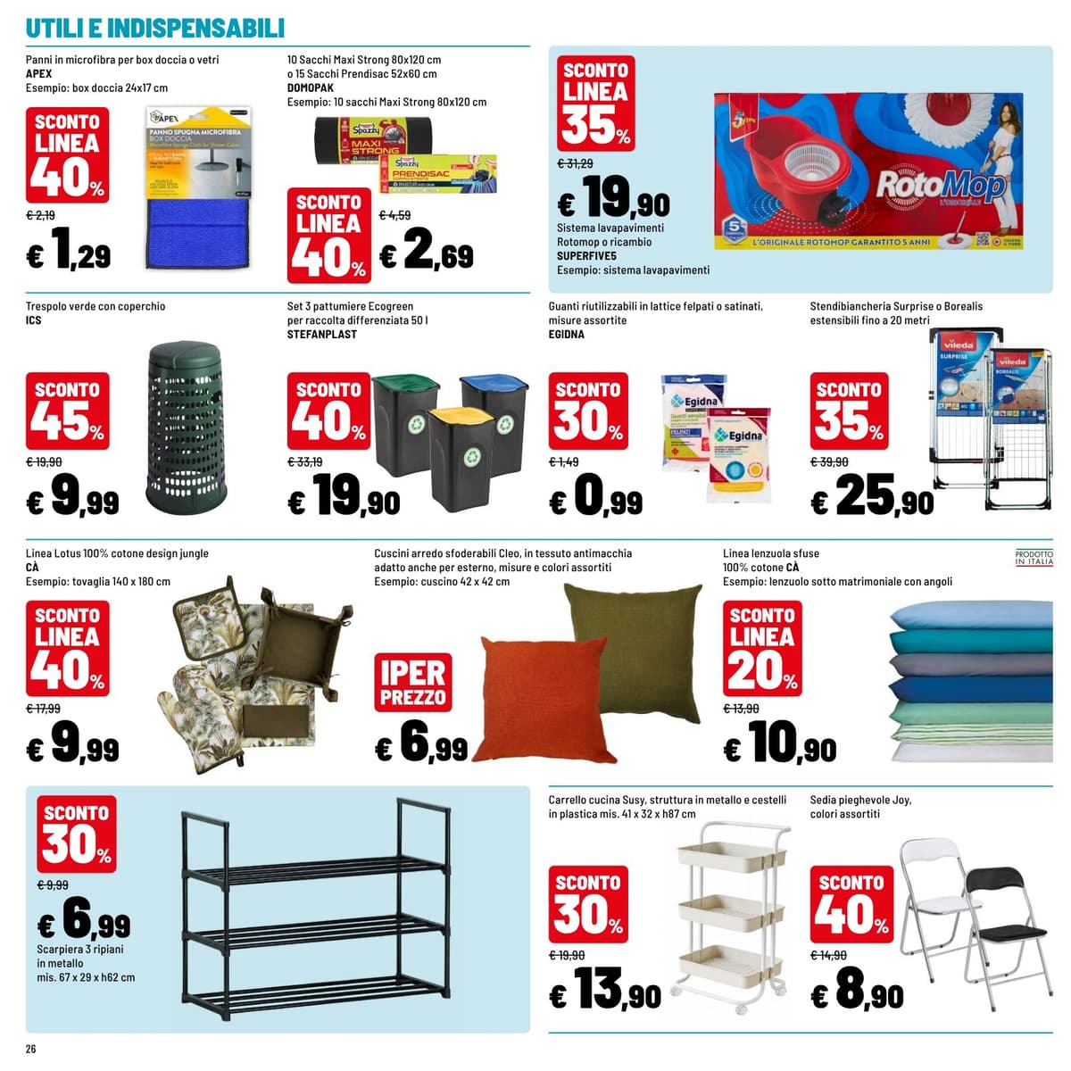 Pagina 26. del volantino Iper La grande i - GRANDI OCCASIONI