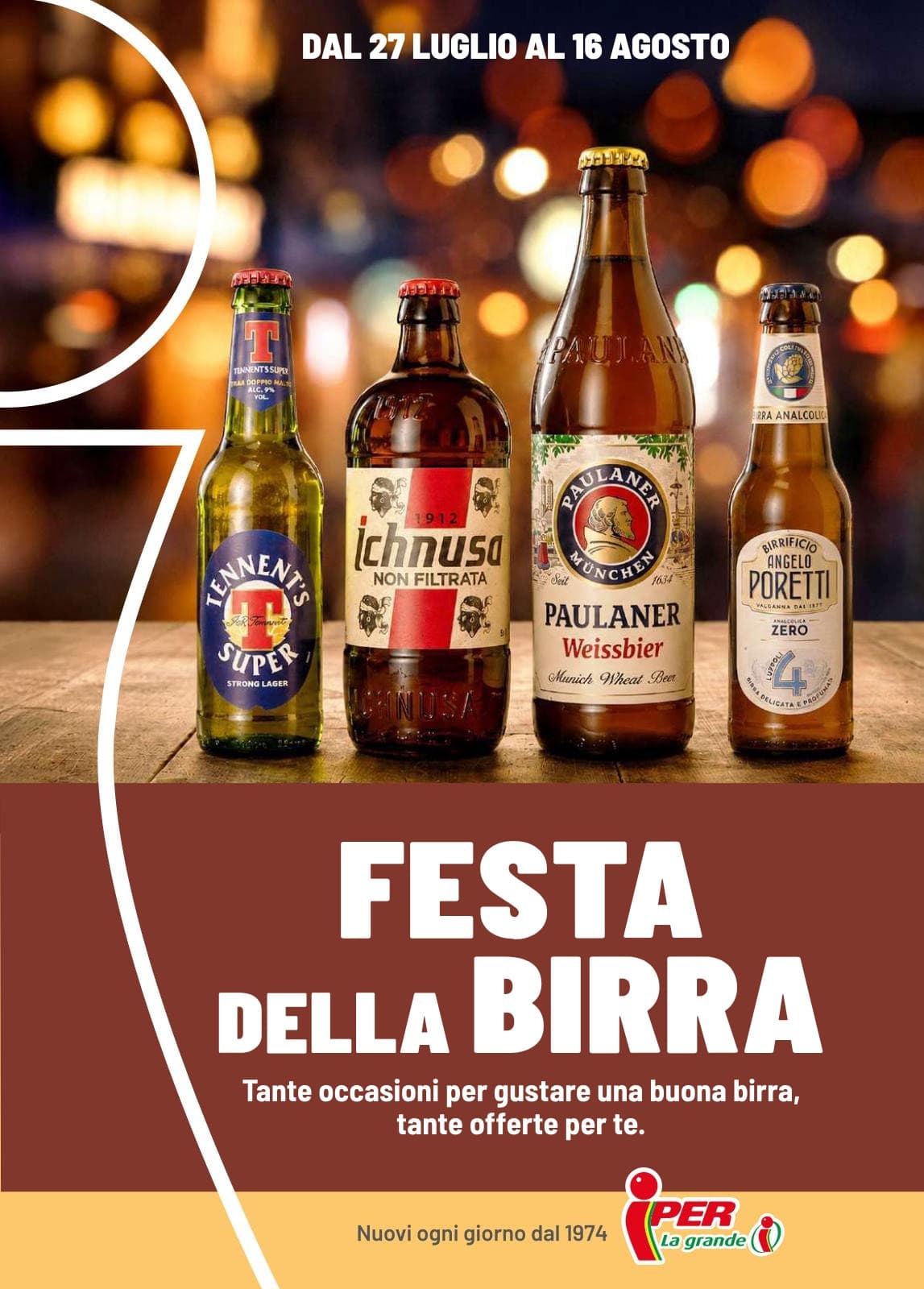 Pagina 1. del volantino Iper La grande i - FESTA DELLA BIRRA dal 28/07/2026