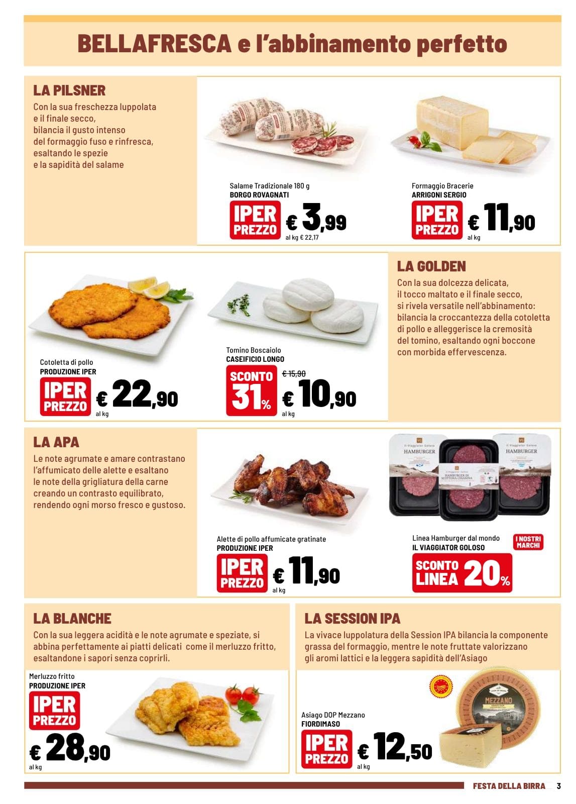 Pagina 3. del volantino Iper La grande i - FESTA DELLA BIRRA dal 28/07/2026