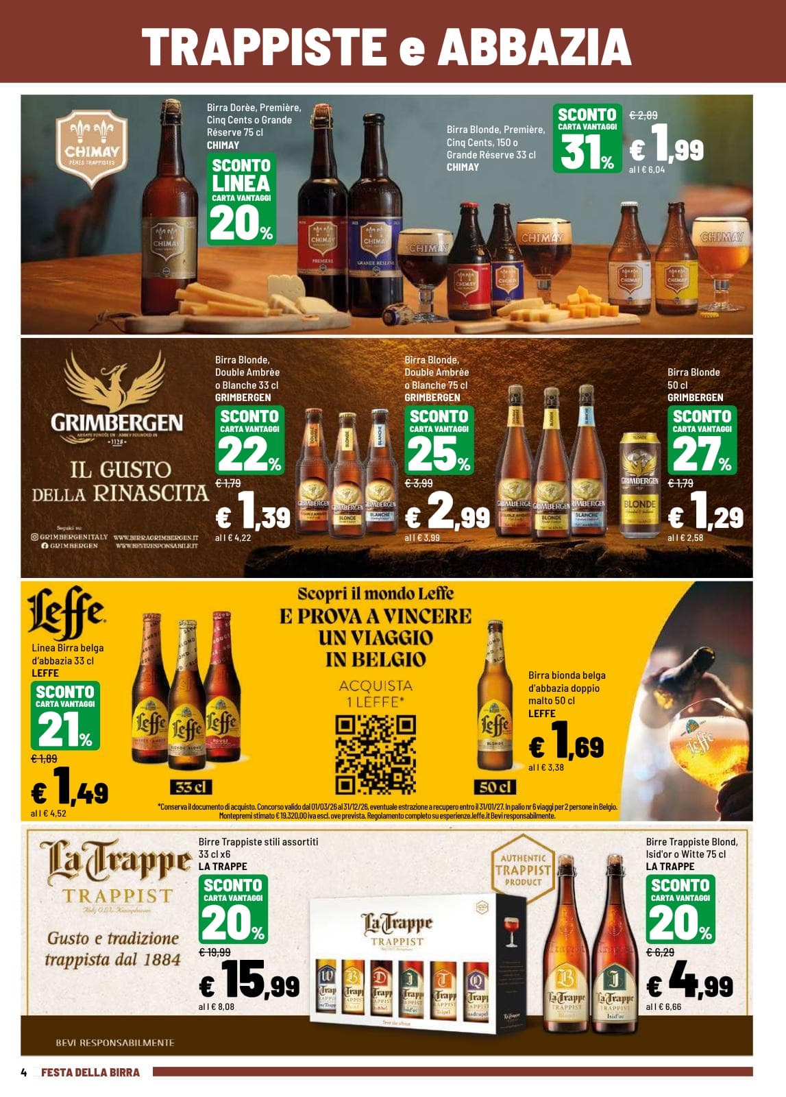 Pagina 4. del volantino Iper La grande i - FESTA DELLA BIRRA dal 28/07/2026