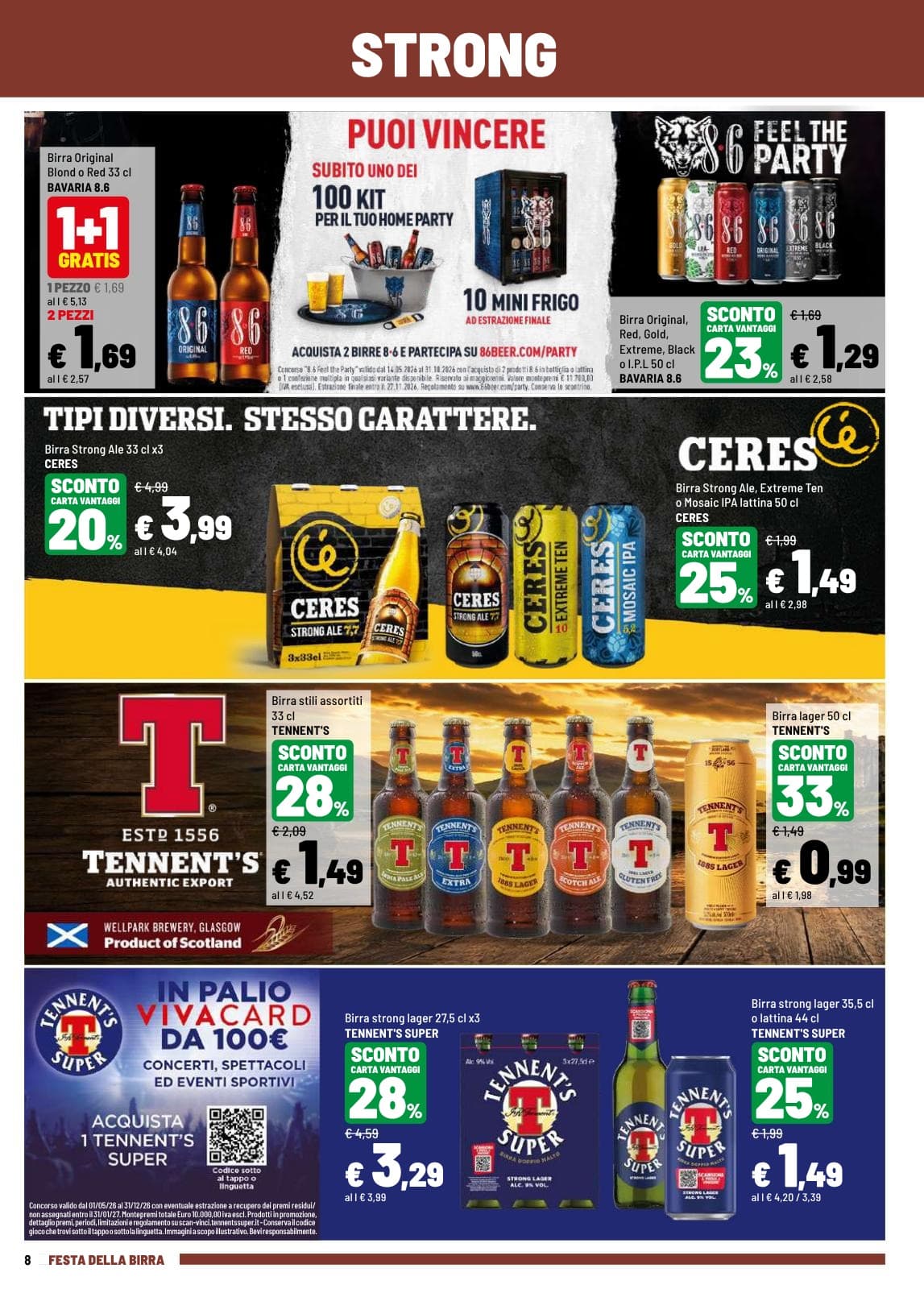Pagina 8. del volantino Iper La grande i - FESTA DELLA BIRRA dal 28/07/2026