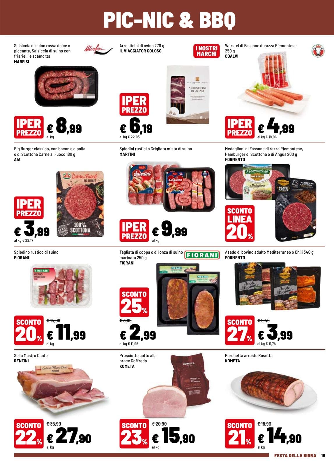 Pagina 18. del volantino Iper La grande i - FESTA DELLA BIRRA dal 28/07/2026