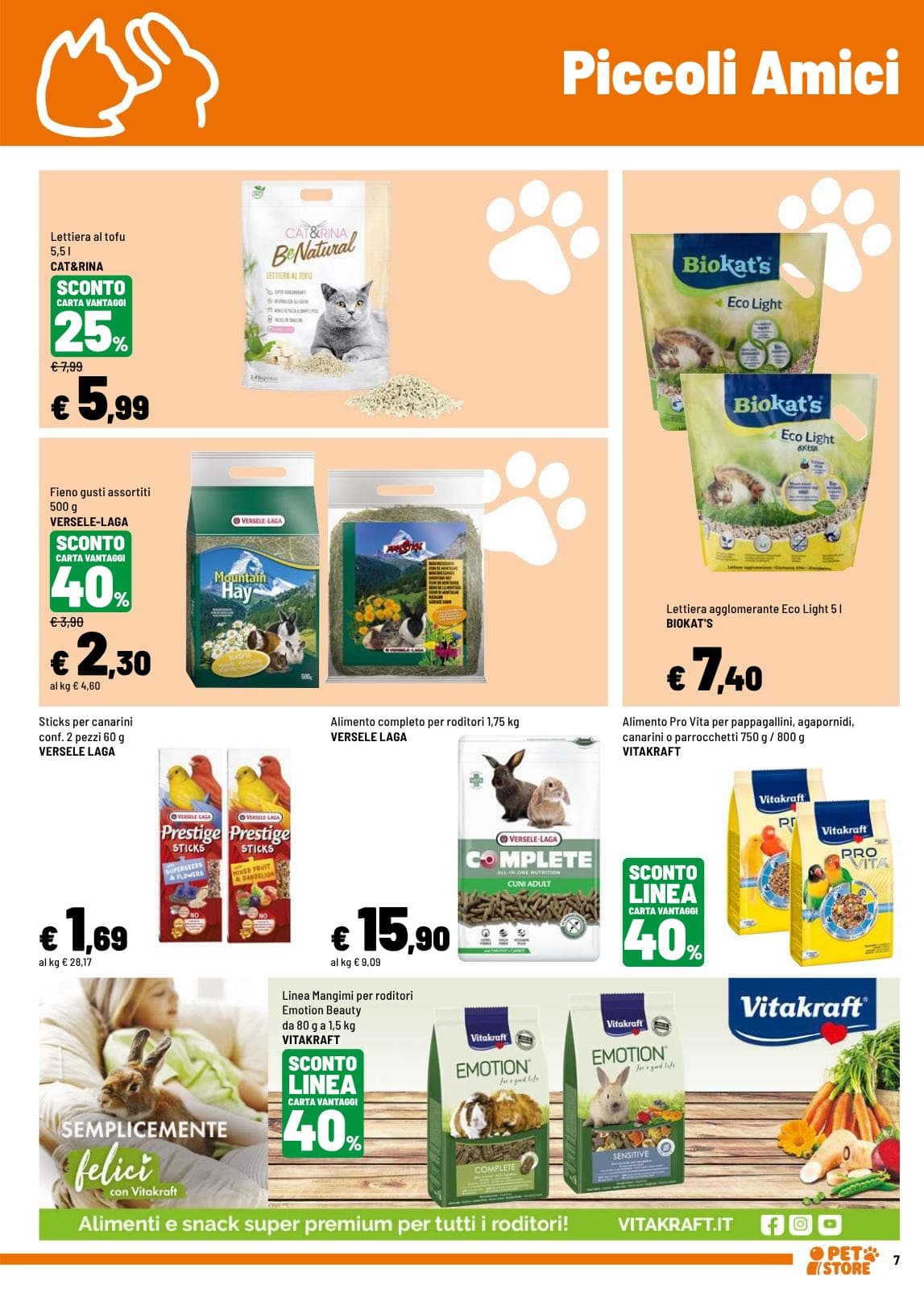 Pagina 7. del volantino Iper La grande i - SPECIALE PET FOOD dal 28/07/2026
