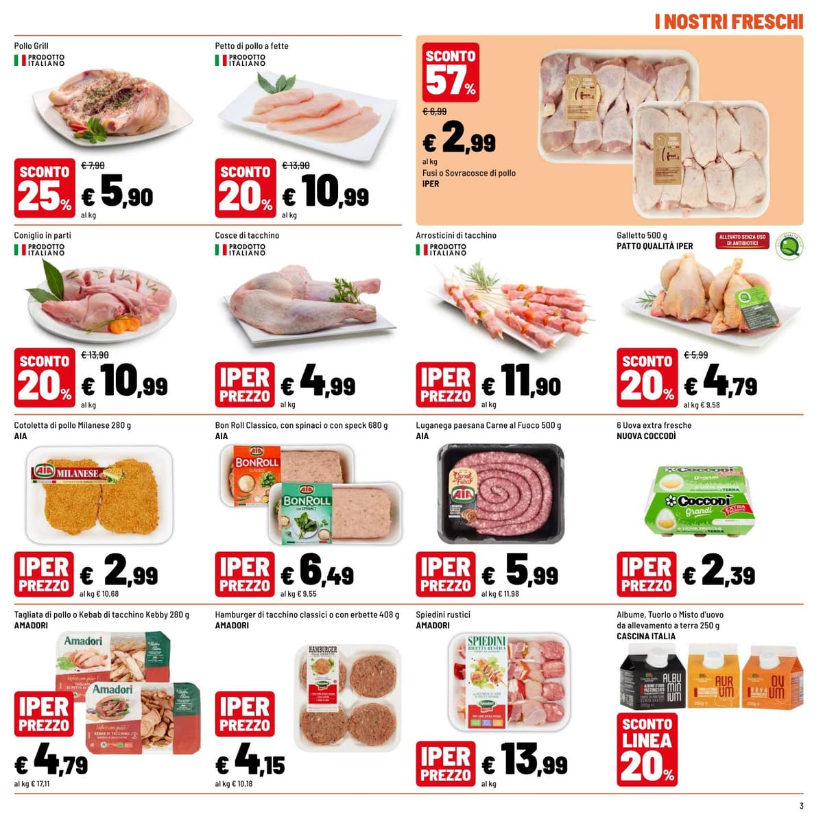 Pagina 3. del volantino Iper La grande i - OFFERTE D'ESTATE dal 23/08/2026