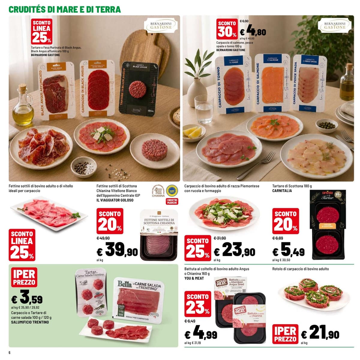 Pagina 6. del volantino Iper La grande i - OFFERTE D'ESTATE dal 23/08/2026