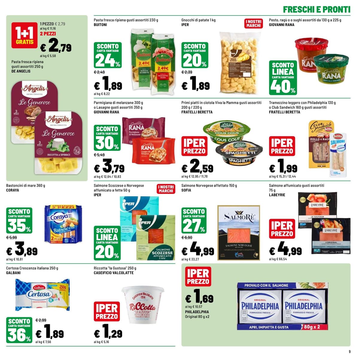 Pagina 9. del volantino Iper La grande i - OFFERTE D'ESTATE dal 23/08/2026
