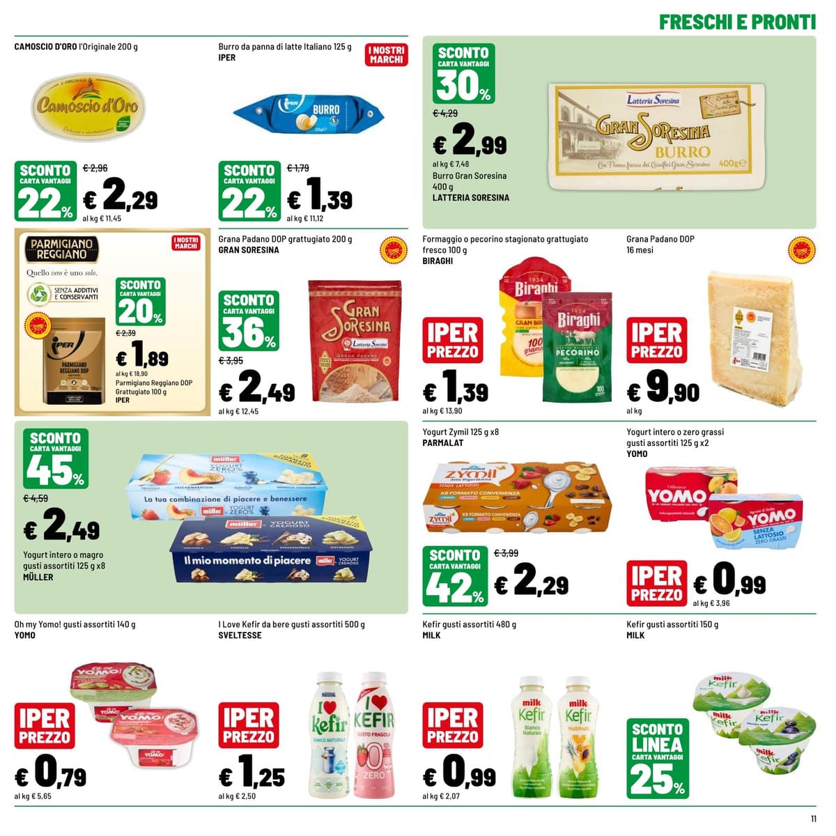 Pagina 11. del volantino Iper La grande i - OFFERTE D'ESTATE dal 23/08/2026