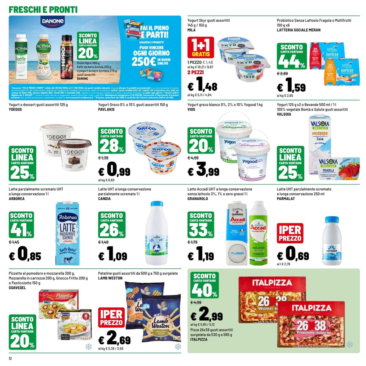 Pagina 12. del volantino Iper La grande i - OFFERTE D'ESTATE dal 23/08/2026