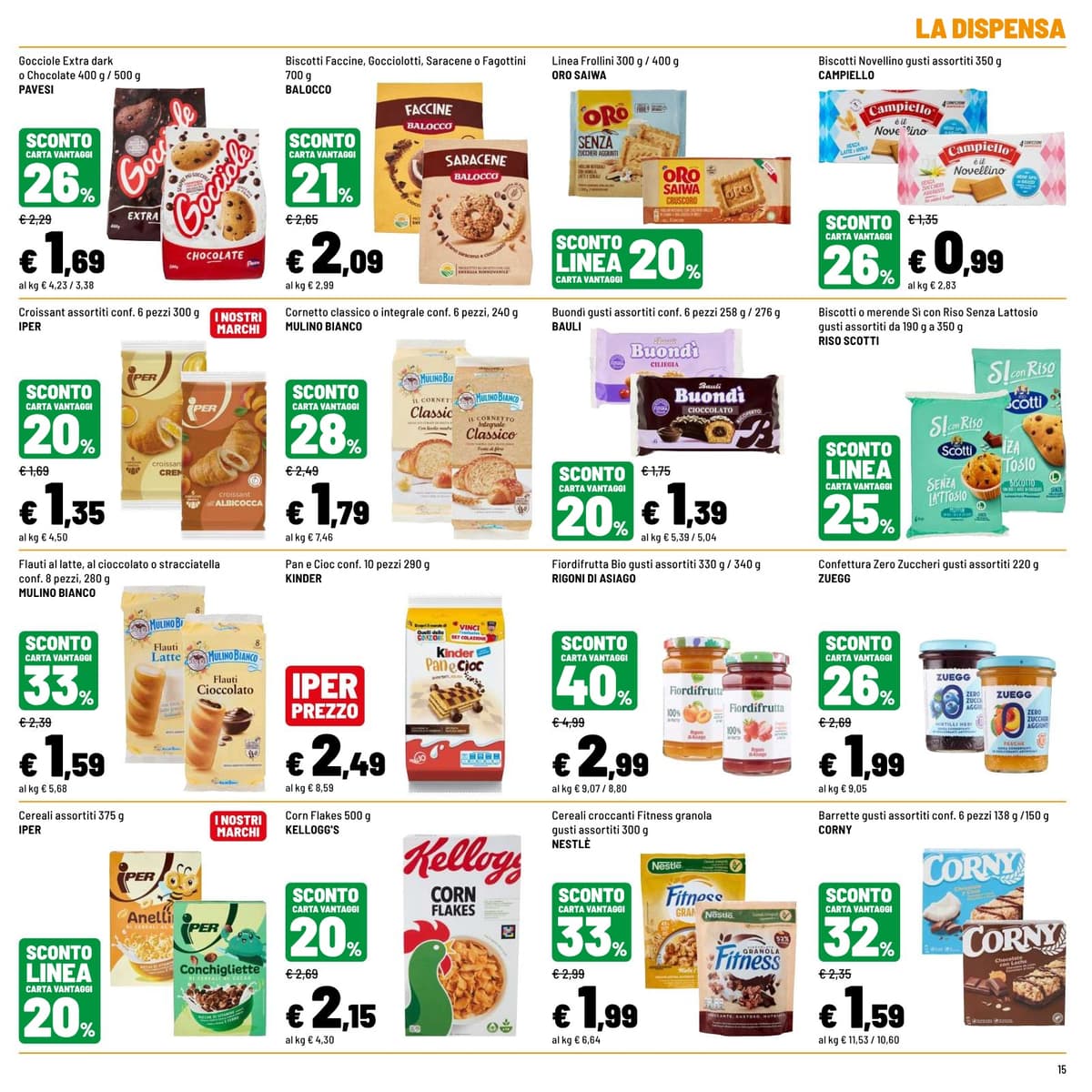 Pagina 15. del volantino Iper La grande i - OFFERTE D'ESTATE dal 23/08/2026