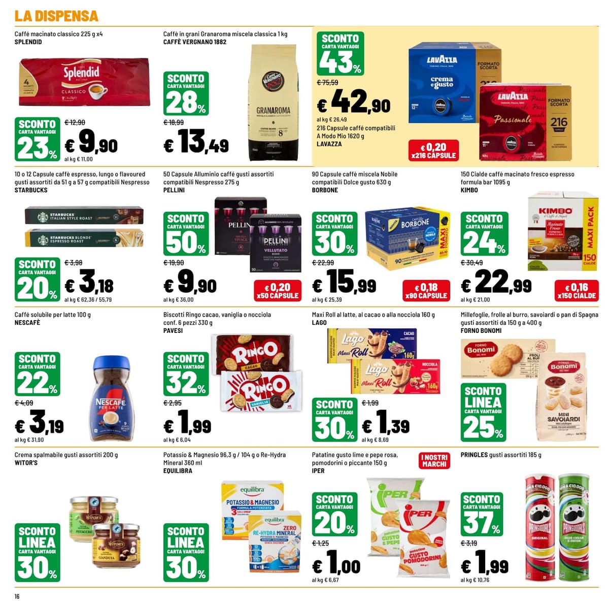 Pagina 16. del volantino Iper La grande i - OFFERTE D'ESTATE dal 23/08/2026