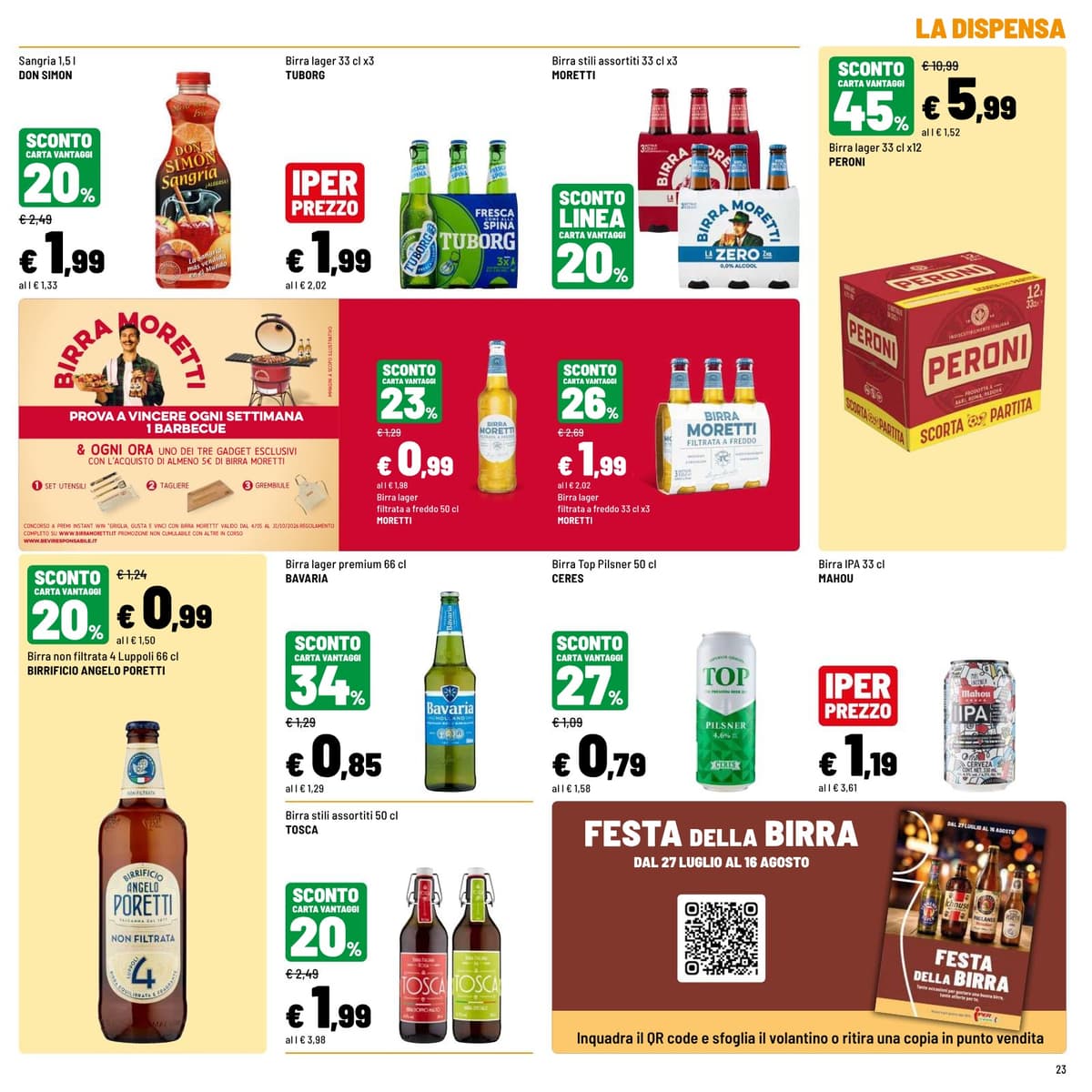Pagina 23. del volantino Iper La grande i - OFFERTE D'ESTATE dal 23/08/2026