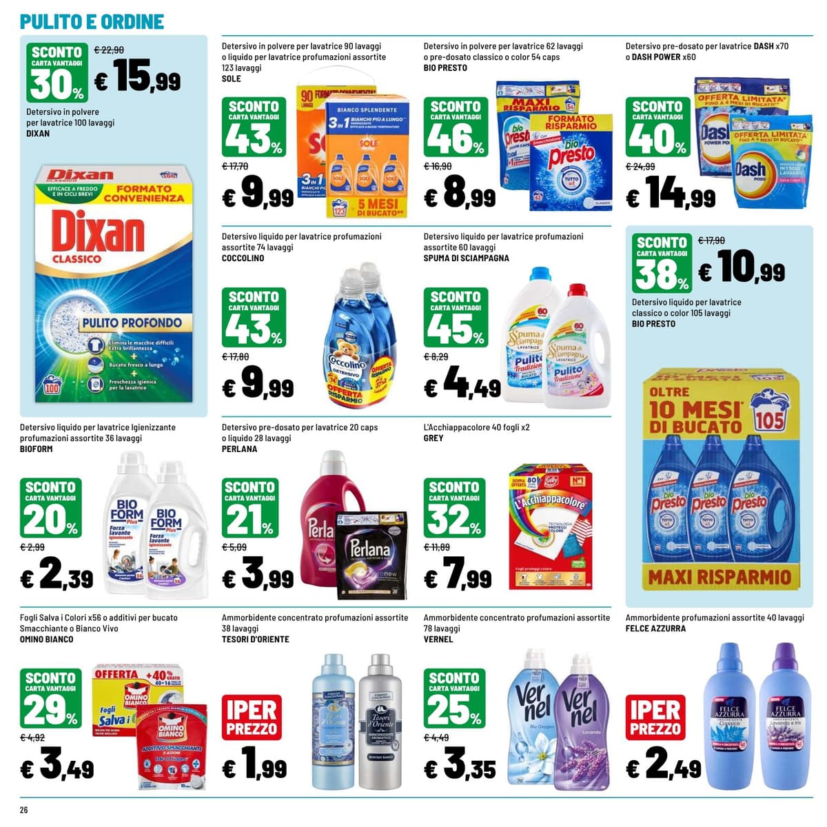 Pagina 26. del volantino Iper La grande i - OFFERTE D'ESTATE dal 23/08/2026
