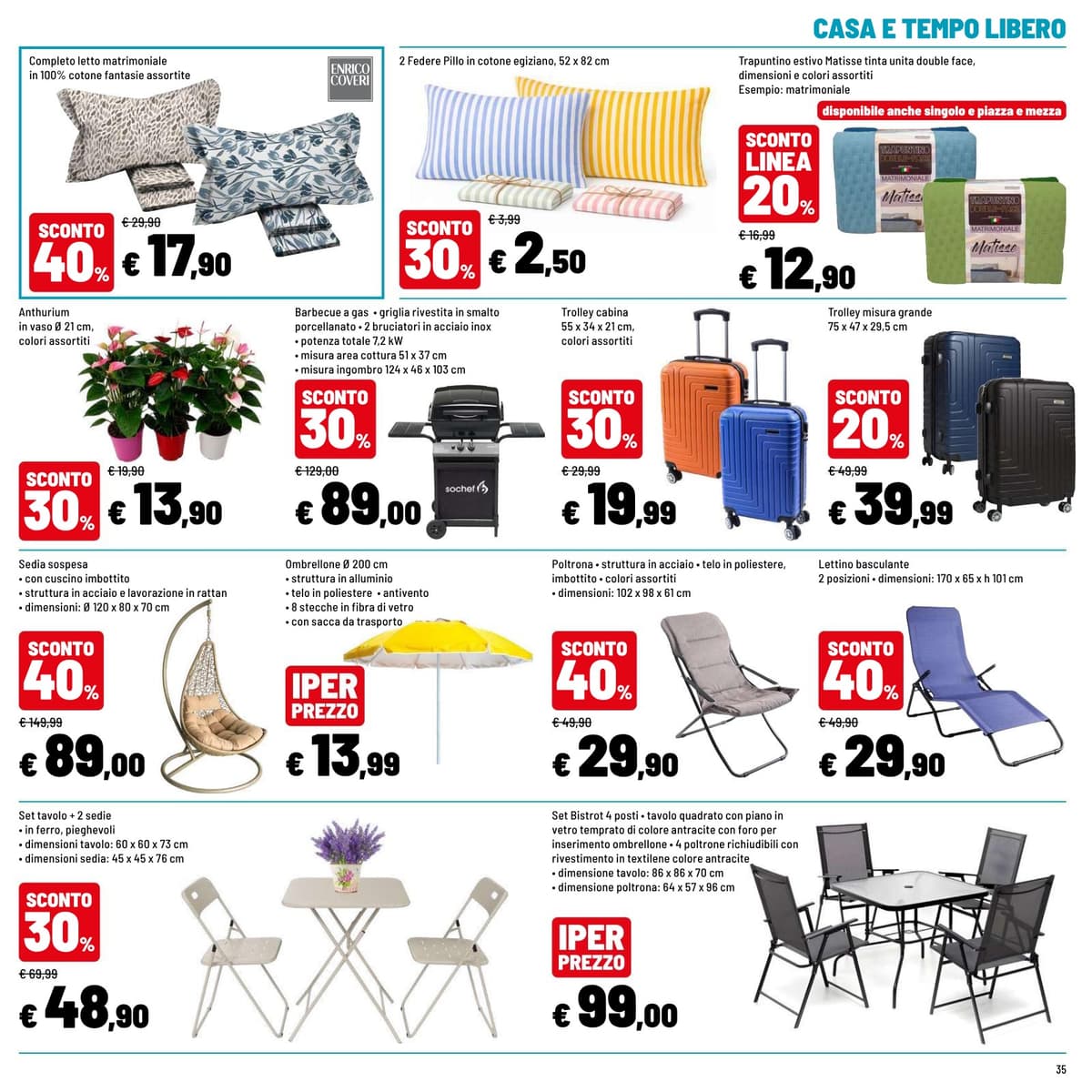 Pagina 35. del volantino Iper La grande i - OFFERTE D'ESTATE dal 23/08/2026