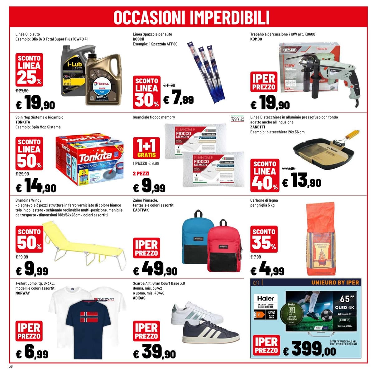 Pagina 36. del volantino Iper La grande i - OFFERTE D'ESTATE dal 23/08/2026