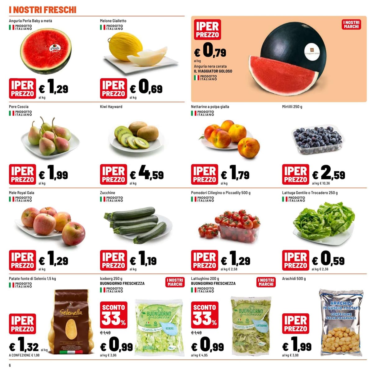 Pagina 6. del volantino Iper La grande i - SCONTI GUSTOSI dal 23/08/2026