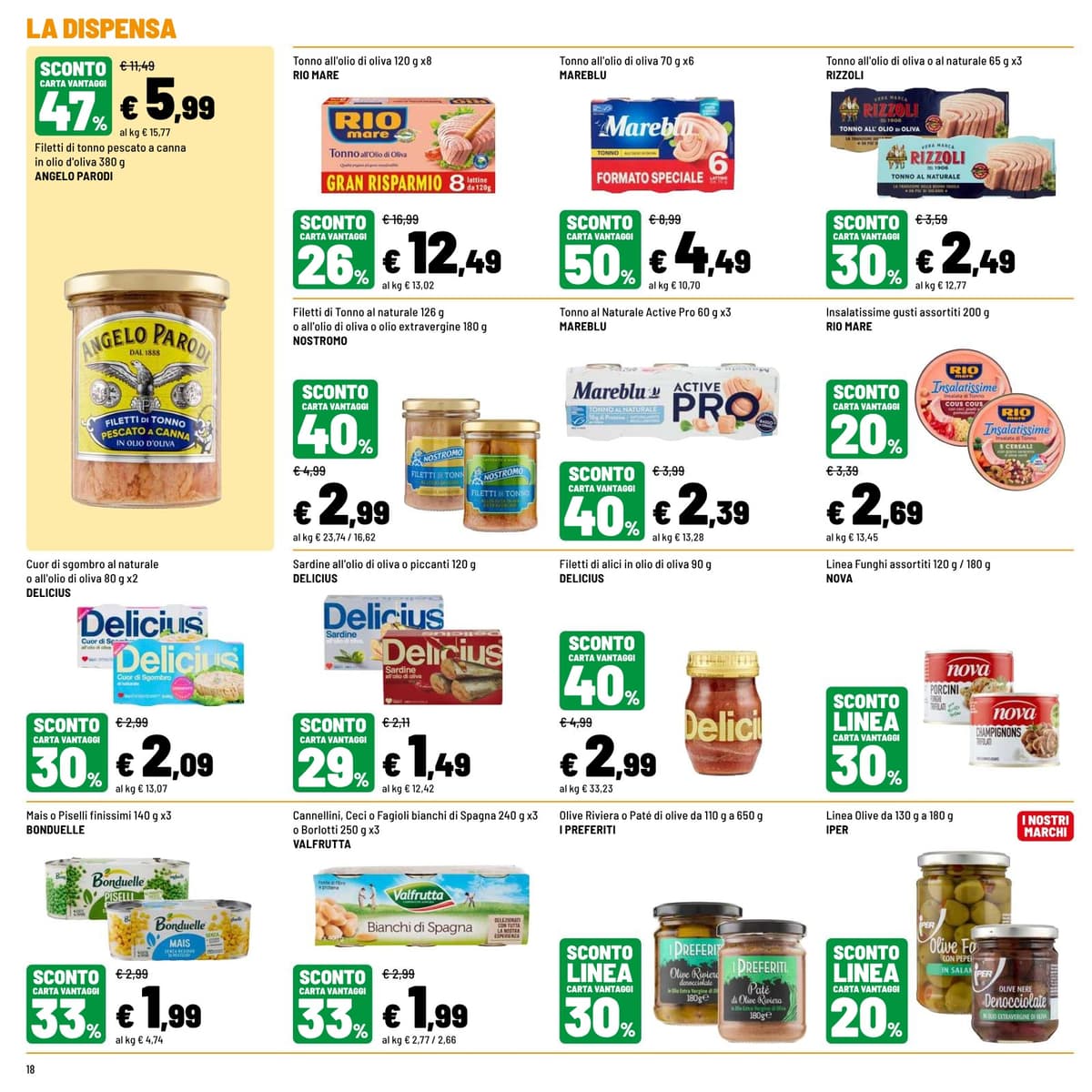 Pagina 18. del volantino Iper La grande i - SCONTI GUSTOSI dal 23/08/2026