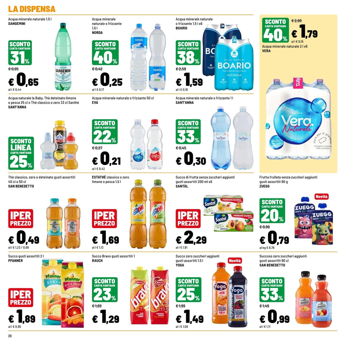Pagina 20. del volantino Iper La grande i - SCONTI GUSTOSI dal 23/08/2026