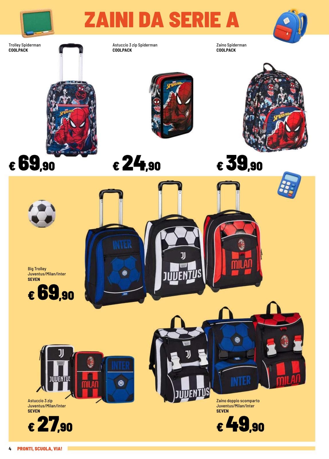 Pagina 4. del volantino Iper La grande i - PRONTI, SCUOLA, VIA! dal 23/08/2026