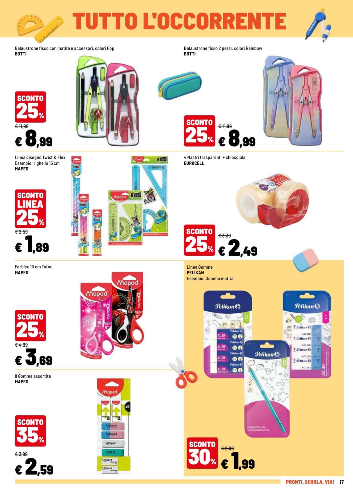 Pagina 17. del volantino Iper La grande i - PRONTI, SCUOLA, VIA! dal 23/08/2026