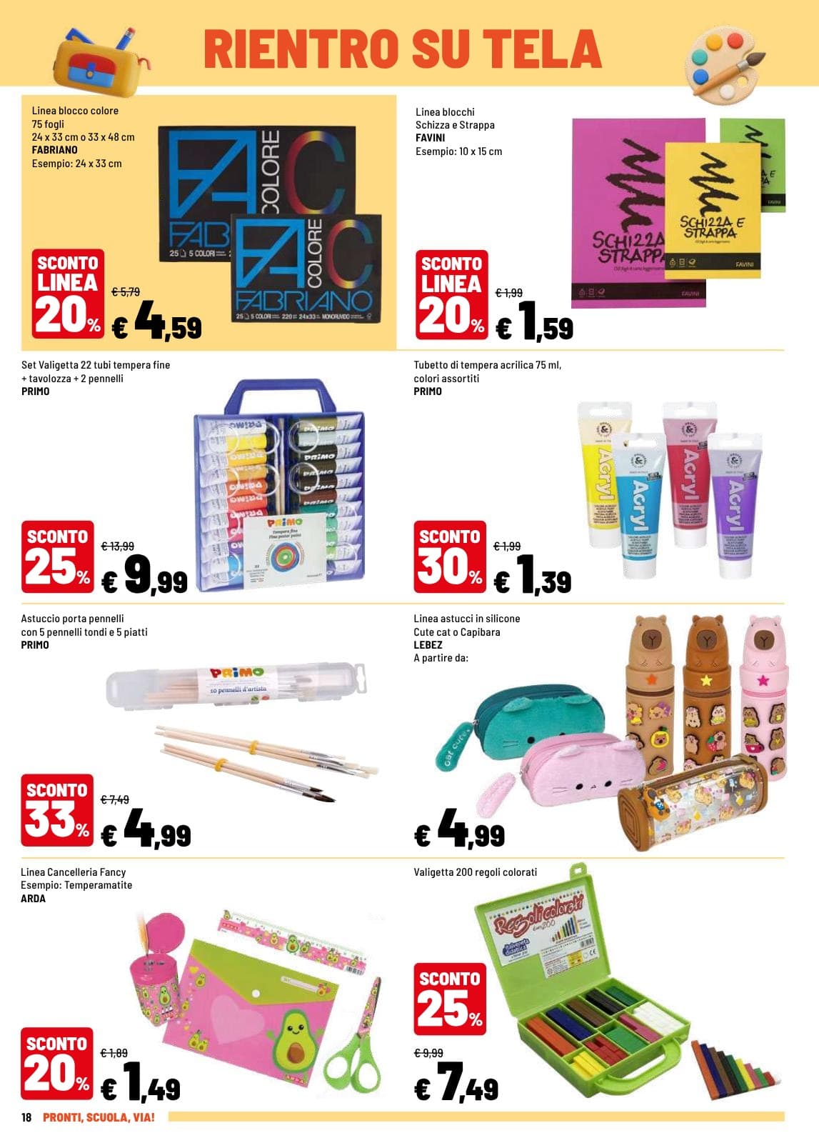 Pagina 18. del volantino Iper La grande i - PRONTI, SCUOLA, VIA! dal 23/08/2026